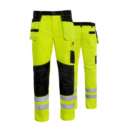 Spodnie robocze do pasa PROMONTER PROCERA Zółte HVP